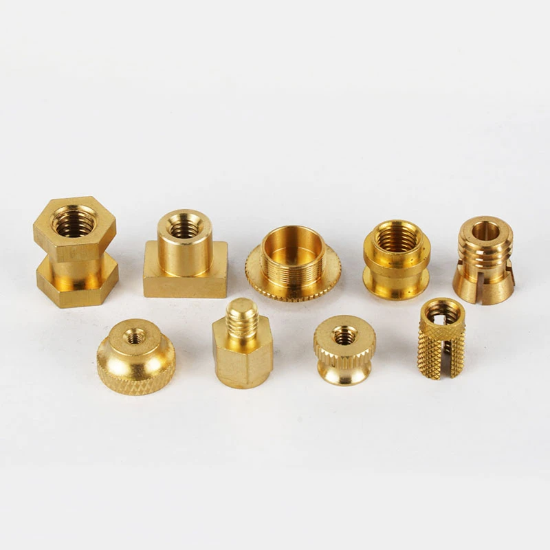 Brass hot staking inserts 9