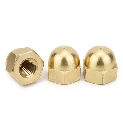 DIN1587 tembaga hex cap kacang