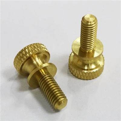 Skru ibu jari knurled