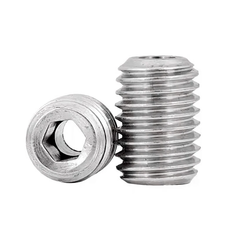 Vented Cup-Point Set Screws